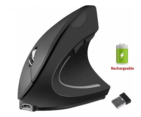 MOUSE VERTICAL ERGONOMICO INALAMBRICO USB