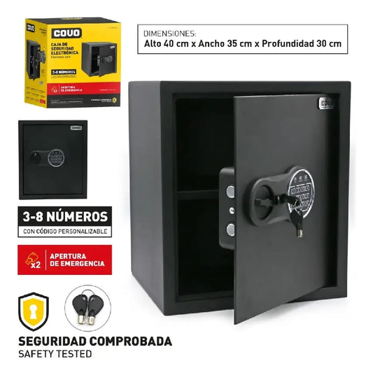 CAJA FUERTE DIGITAL GRANDE 3-8 DIGITOS SEGURIDAD