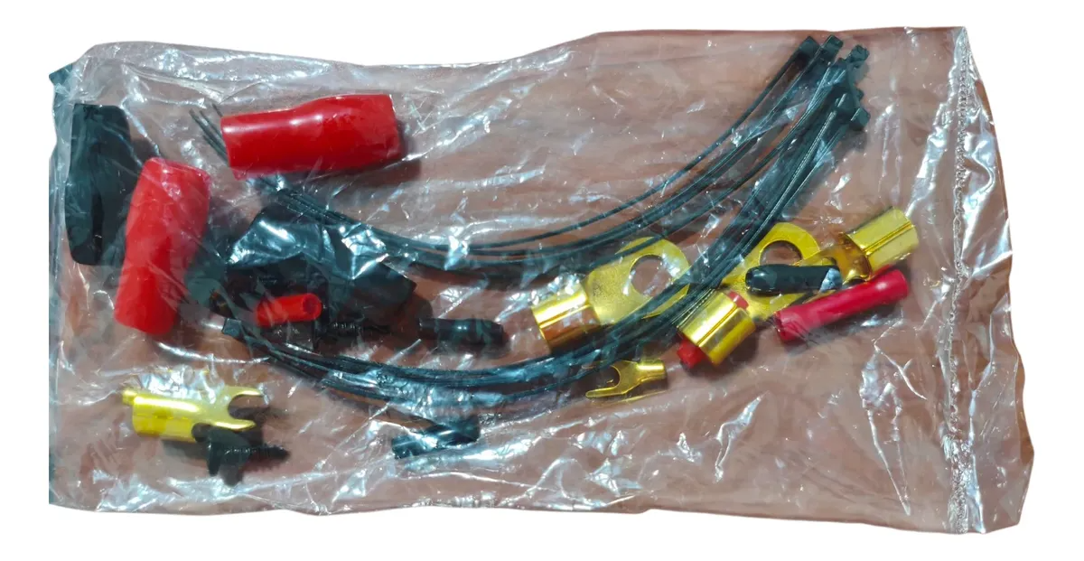 Kit De Instalacion De Sonido #4 Pro-kitc8 Para Amplificador