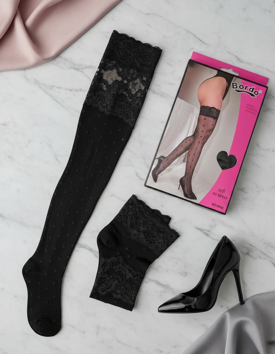Lencería Bordo Body Stocking Glamour Trend Talla Única