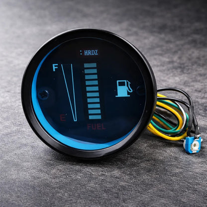 Reloj Medidor Led De Gasolina Universal Para Vehiculos 12v