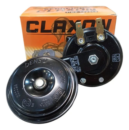 Claxon De Disco 12 Voltios Para Toyota/ Set De 2 Bocinas