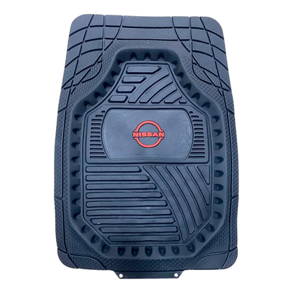 Alfombra De 5 Piezas Reforzada Con Logo Nissan Para Vehiculo