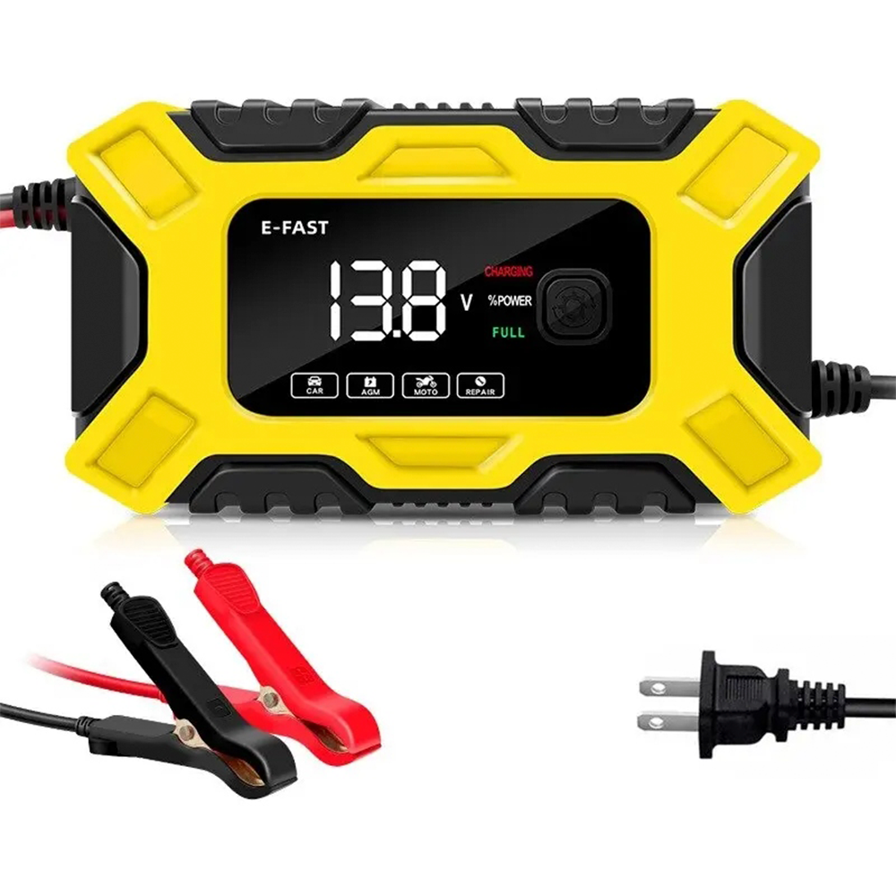 CARGADOR INTELIGENTE DE BATERIA PARA CARRO 12V