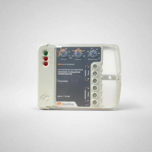 Protector De Voltaje 120v Motores Bombas Y Puerta Monofasico