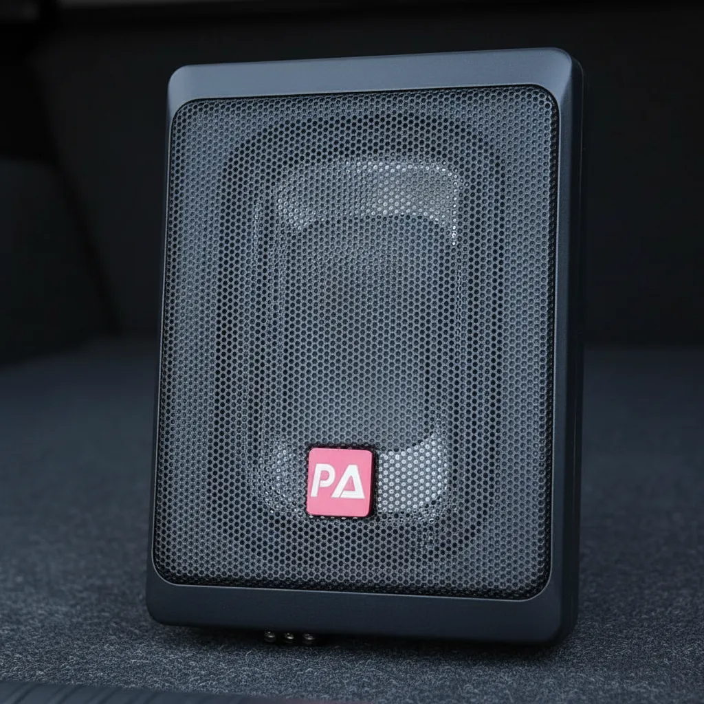 Bajo Amplificado Compacto 6x9 Inches 800w Con Kit De Instalación.