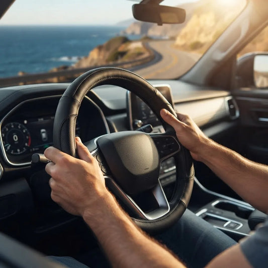 Forro De Volante Premium Negro