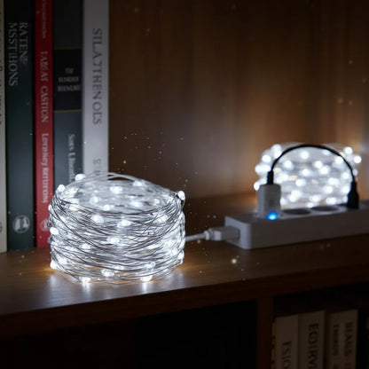 LUCES LED DE HADAS DECORATIVAS DE 10 METROS CON CONTROL