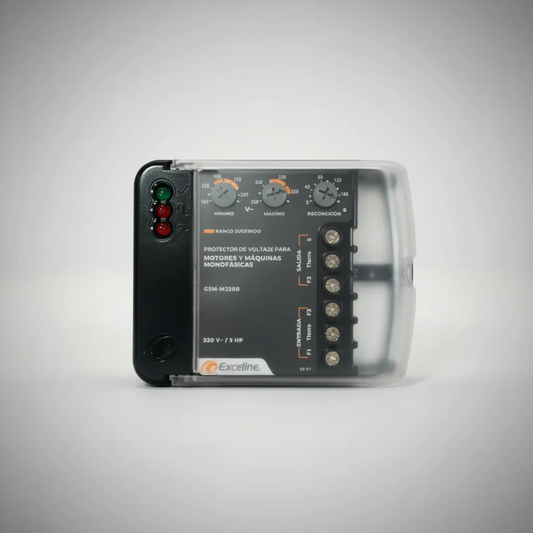 Protector De Voltaje 220v Motores/bombas/puertas Monofasico