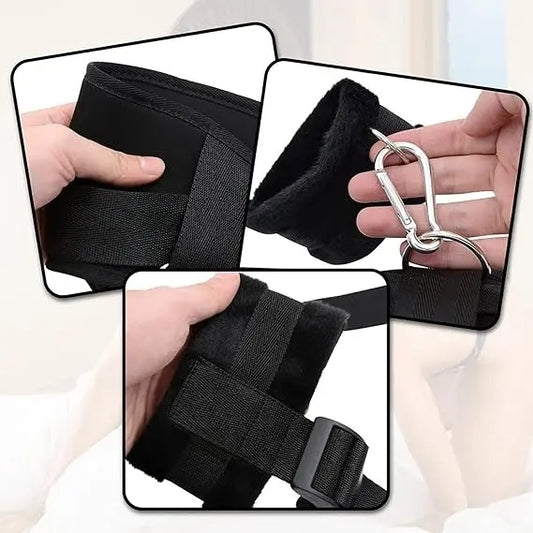 Arnes Inmovilizador Cuello, Manos Y Piernas Esposas Bondage