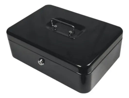 CAJA CHICA METALICA SEGURIDAD CON LLAVES DE 30x24CM