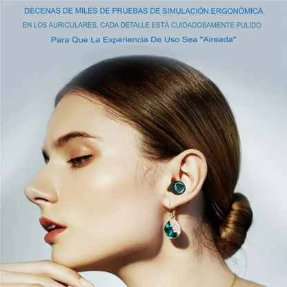 Audifonos Inalambricos Mk47 Bluetooth Plateado In-ear 5.4