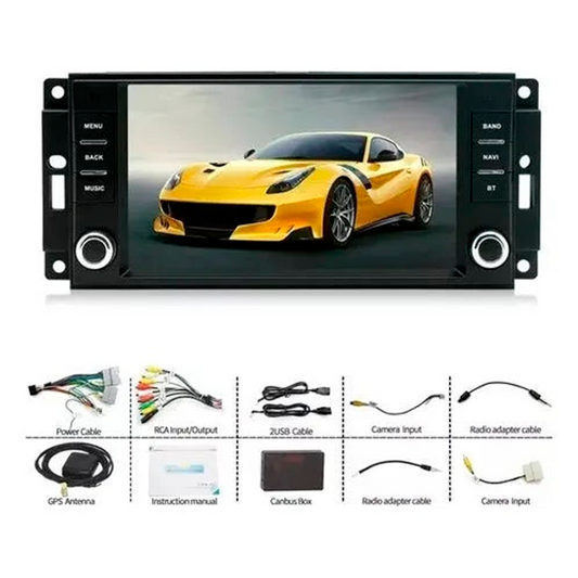 Reproductor Bt Android 13 Jeep 2+32 Gb Y Cámara De Retroceso