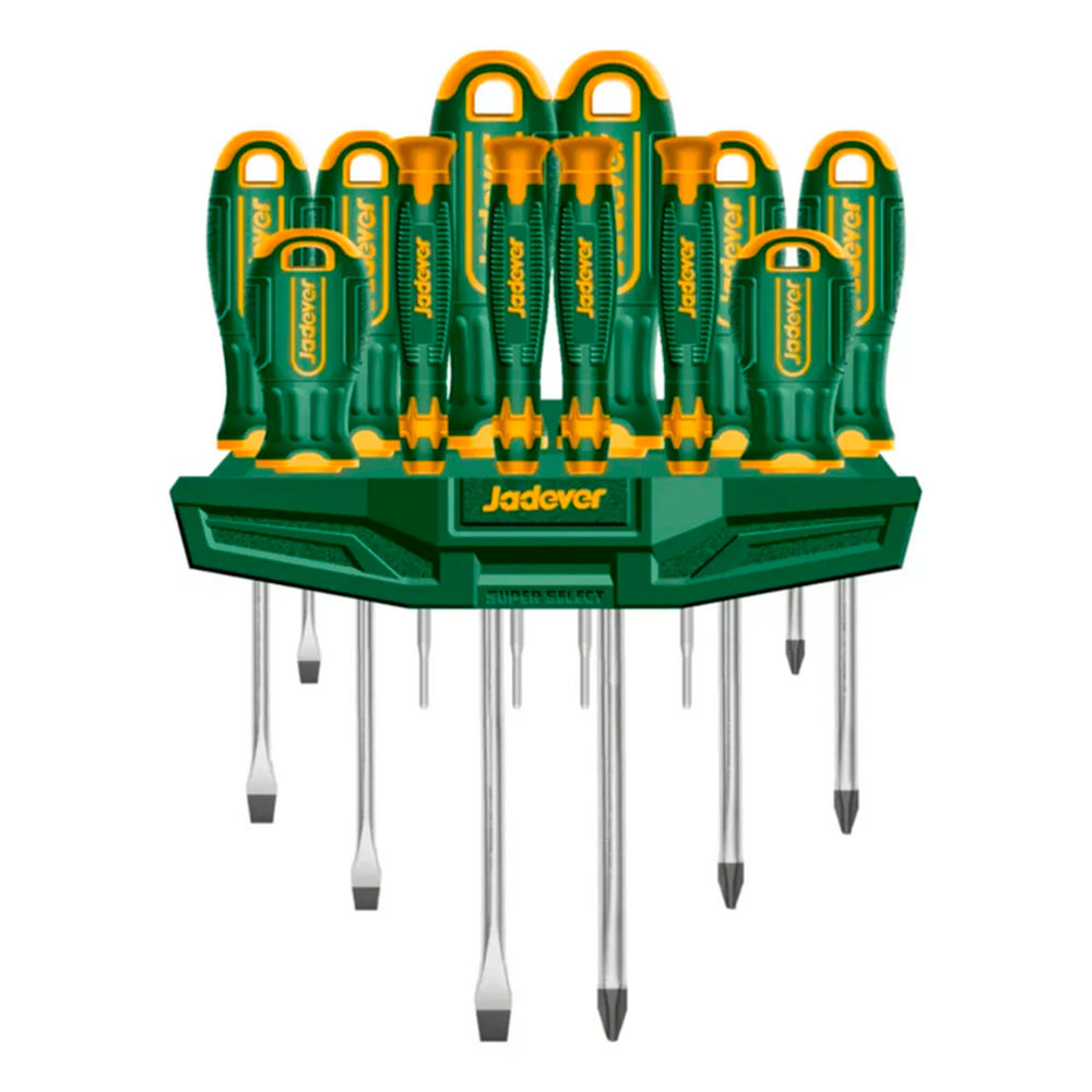 Juego De Destornilladores Imantados Estria Paleta 16 Pcs.