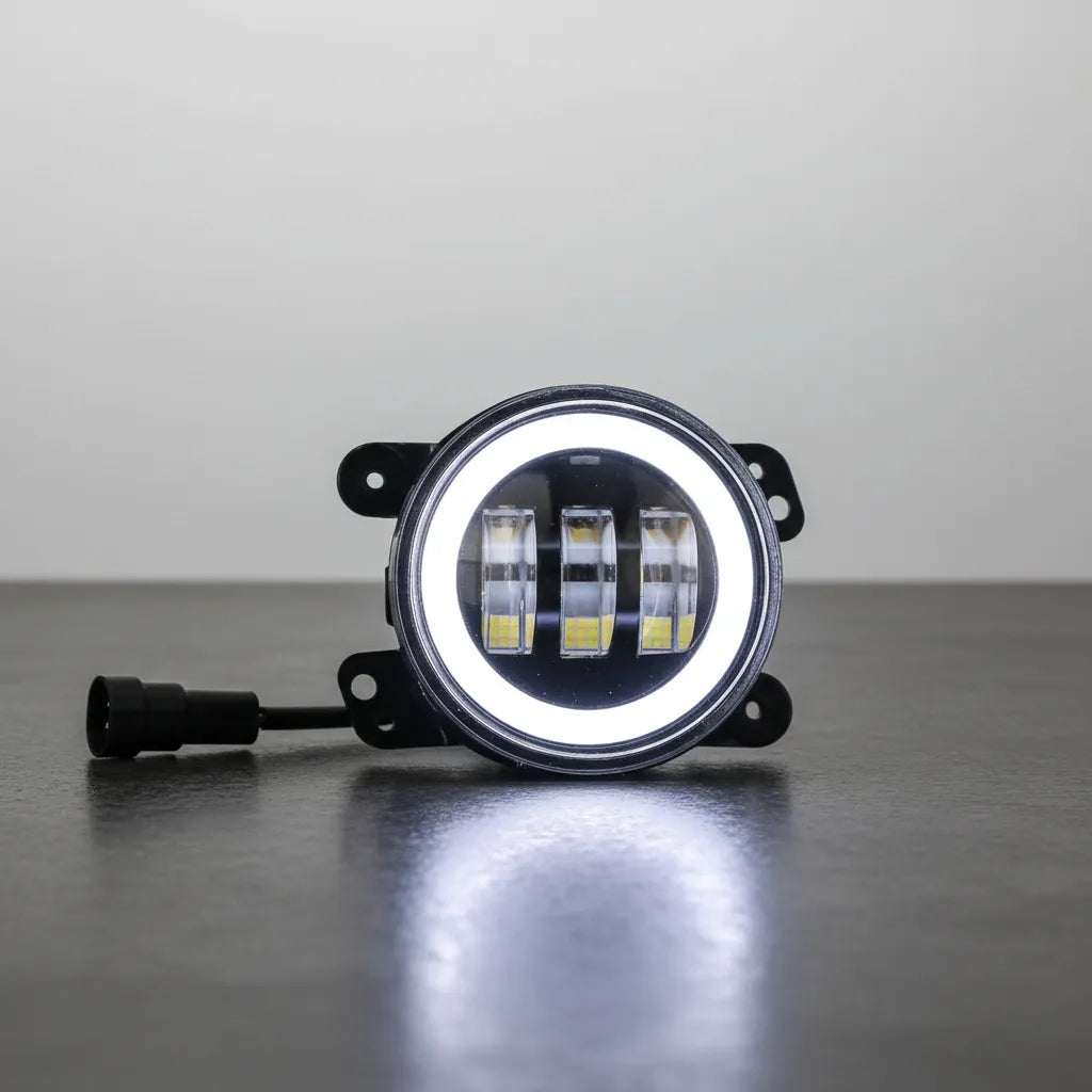 Faros Antinieblas Carelos 30w Ojo De Angel 4inches Alta/baja