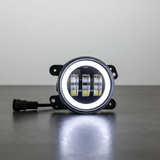 Faros Antinieblas Carelos 30w Ojo De Angel 4inches Alta/baja