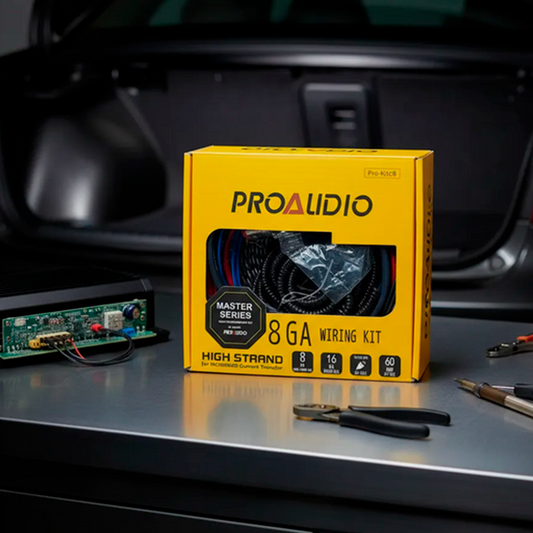 Kit De Instalacion De Sonido #8 Pro-kitc8 Para Amplificador