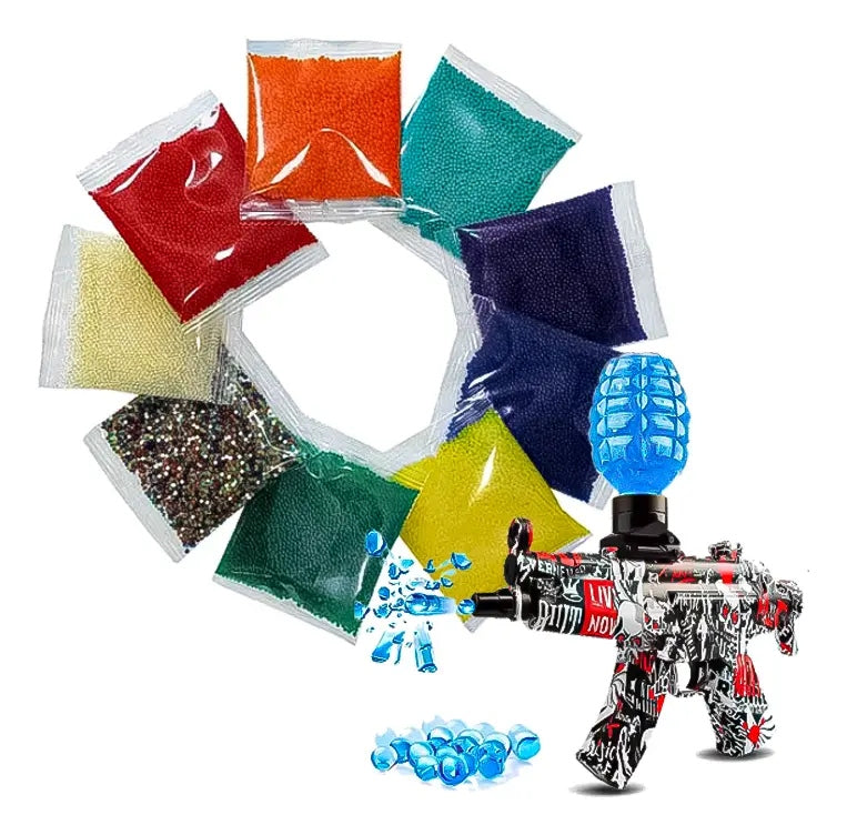 Paquete De Municiones De Bolitas De Hidrogel Orbeez 5000 Und