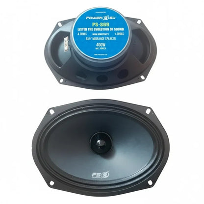 Par De Medios Power Su De 6x9 Inches De 400w 200 Rms 4 Ohm