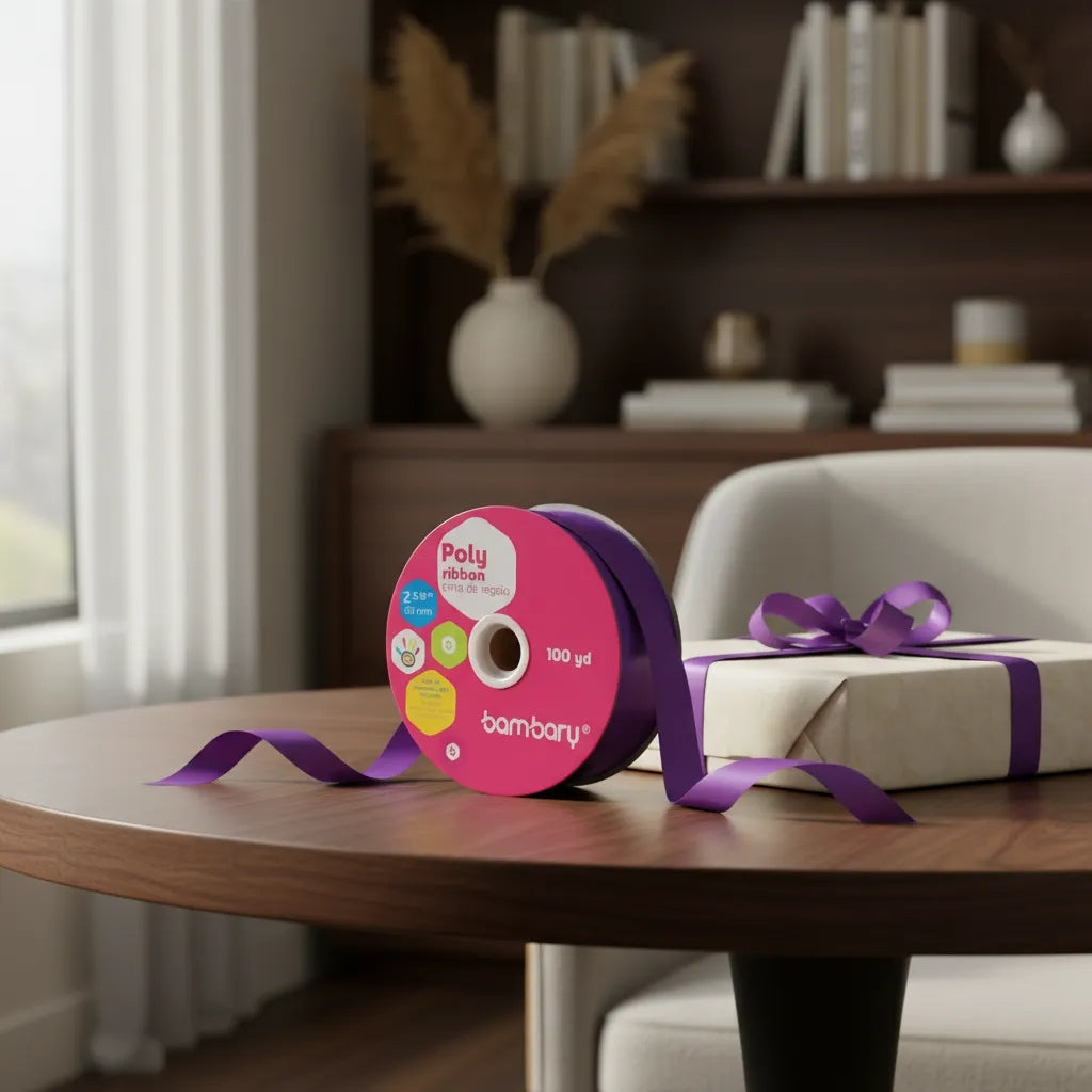 Cinta De Regalo De 60 Mm/100 Yardas Bambary