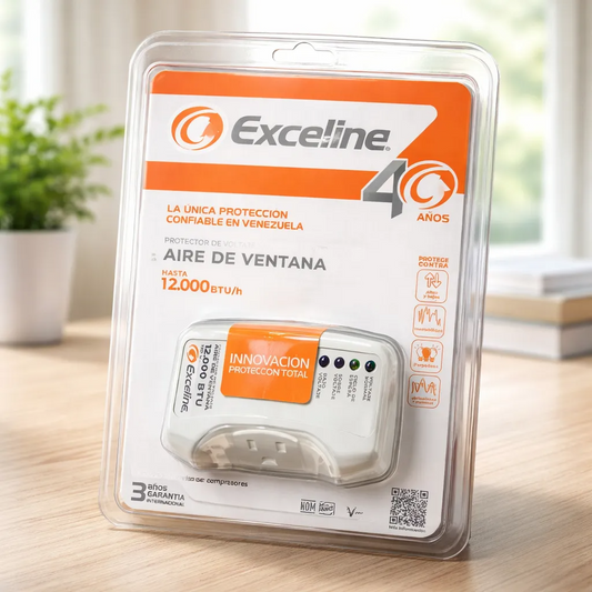 Protector De Voltaje Aire 110v Para A/a 12000 Btu Exceline