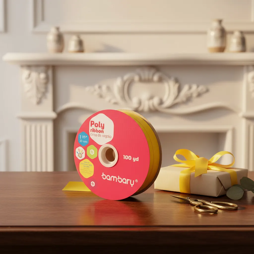 Cinta De Regalo De 30 Mm/100 Yardas Bambary