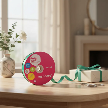Cinta De Regalo De 30 Mm/100 Yardas Bambary