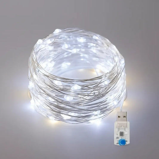 LUCES LED DE HADAS DECORATIVAS DE 10 METROS CON CONTROL