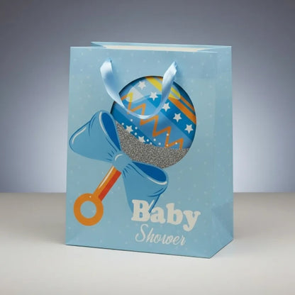 Bolsa De Regalo Tamaño Grande Motivo Baby Shower Niña Niño