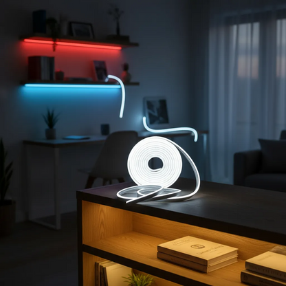 Tiras De Luces Led Neón Flexible Rollo De 5 Metros 12 V