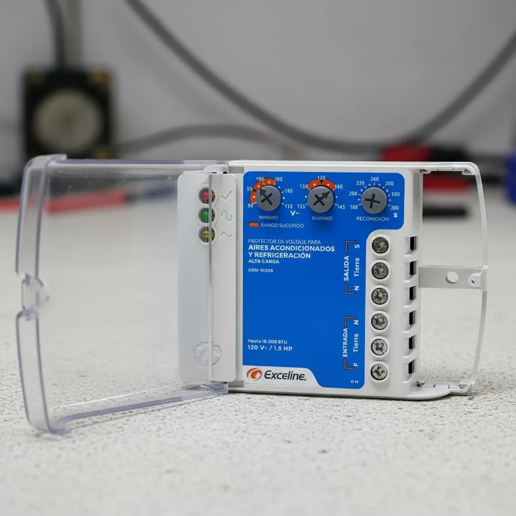 Protector De Voltaje 110voltios Alta Carga A/a Refrigeracion