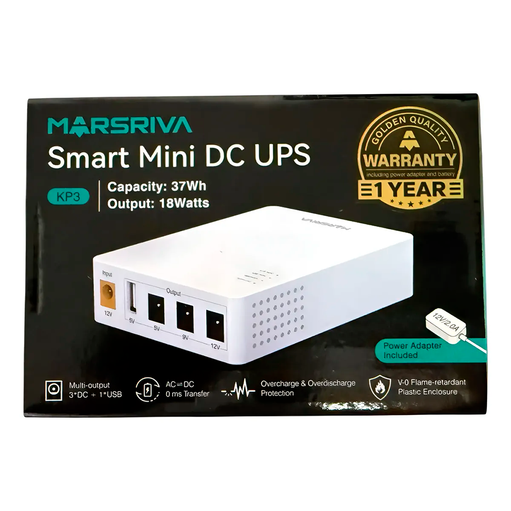 MINI UPS INTELIGENTE MARSIVA KP3S DE 10.000mAh 18Watts