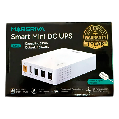 MINI UPS INTELIGENTE MARSIVA KP3S DE 10.000mAh 18Watts