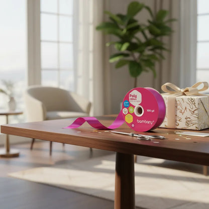 Cinta De Regalo De 60 Mm/100 Yardas Bambary