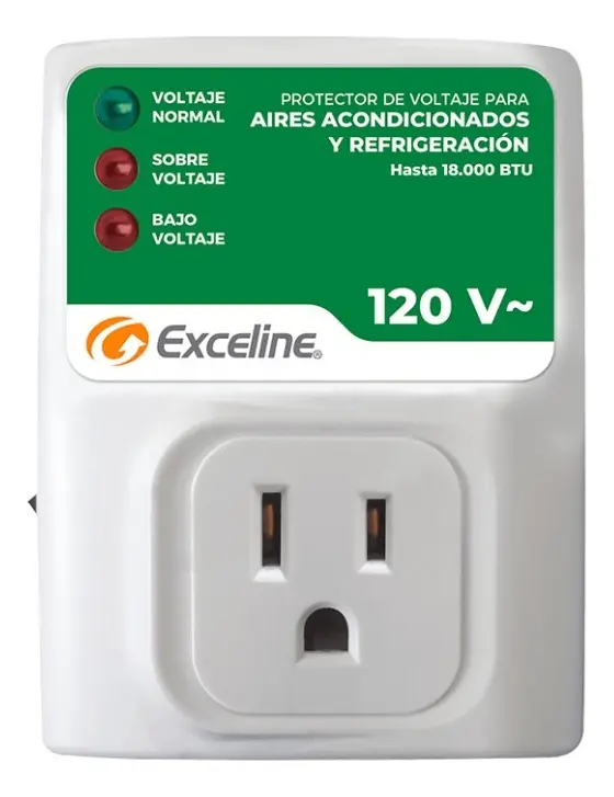 Protector De Voltaje De Enchufe Para A/a 110v 20amp Exceline