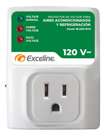 Protector De Voltaje De Enchufe Para A/a 110v 20amp Exceline