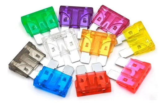 Kit De Mini Fusibles De 200 Unidades De Varios Amperajes