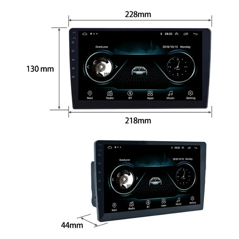 Reproductor De Pantalla Bt 10 Pulgadas Carplay 2+32 Android