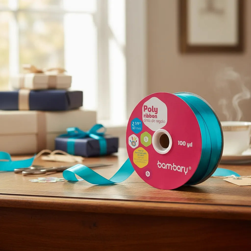 Cinta De Regalo De 60 Mm/100 Yardas Bambary