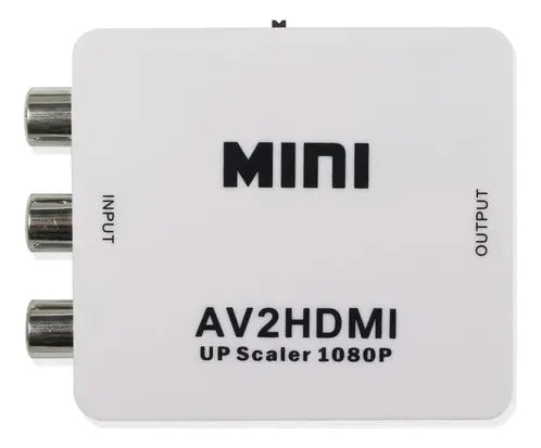 Convertidor Adaptador De Video Av A Hdmi 720p / 1080p