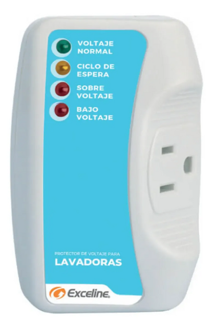 Protector De Voltaje Exceline Para Lavadoras De 120 Voltios