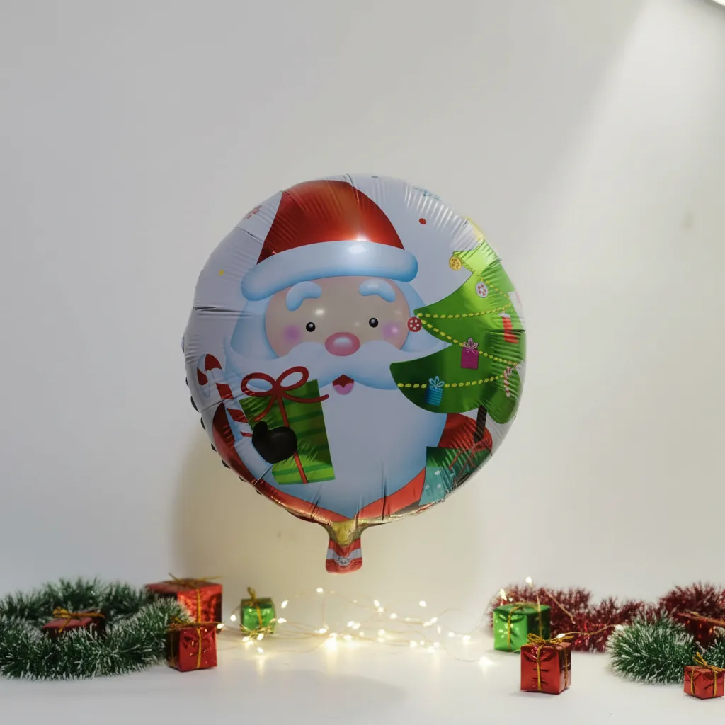 GLOBOS METALIZADOS MOTIVOS NAVIDEÑOS DE 18 INCH