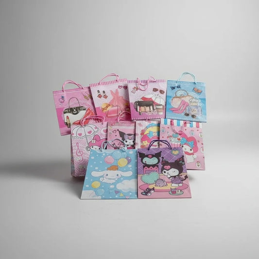 Bolsas De Regalos Medianas Diferentes Diseños Y Colores