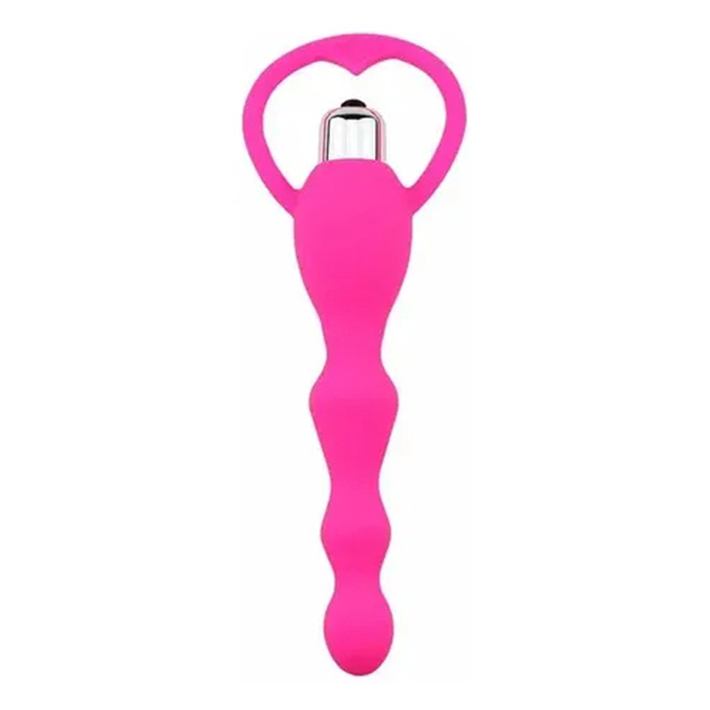 Plug Iniciador Anal Vara Consolador Con Vibración 4 Bolas