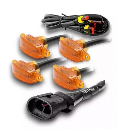 LUCES LED REJILLAS AMARILLAS FIJAS O STROBE PARA CARROS