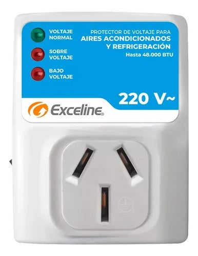 Protector De Voltaje Exceline 220v 48.000btu A/A Y Refrigeración