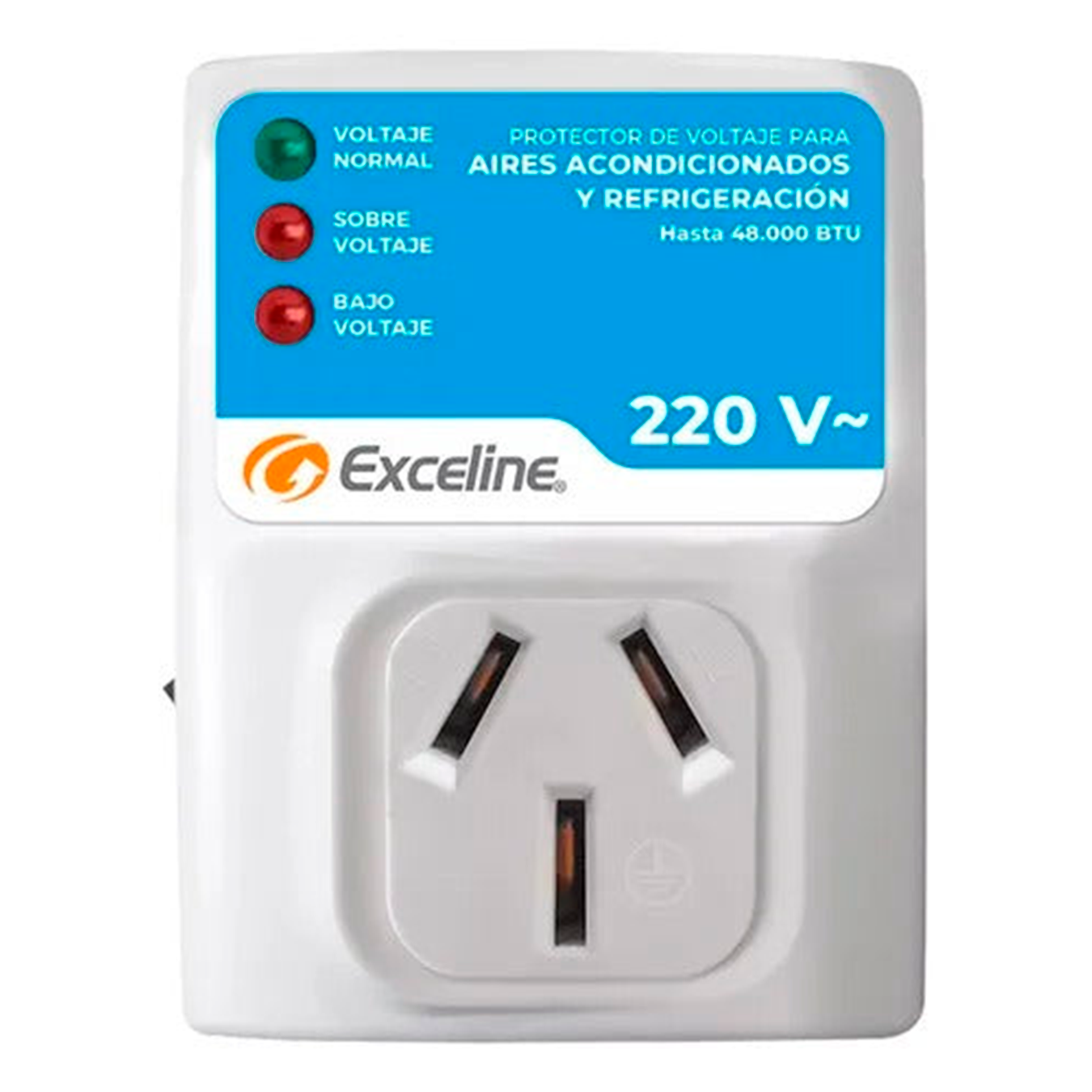 Protector De Voltaje Exceline 220v 48.000btu A/A Y Refrigeración