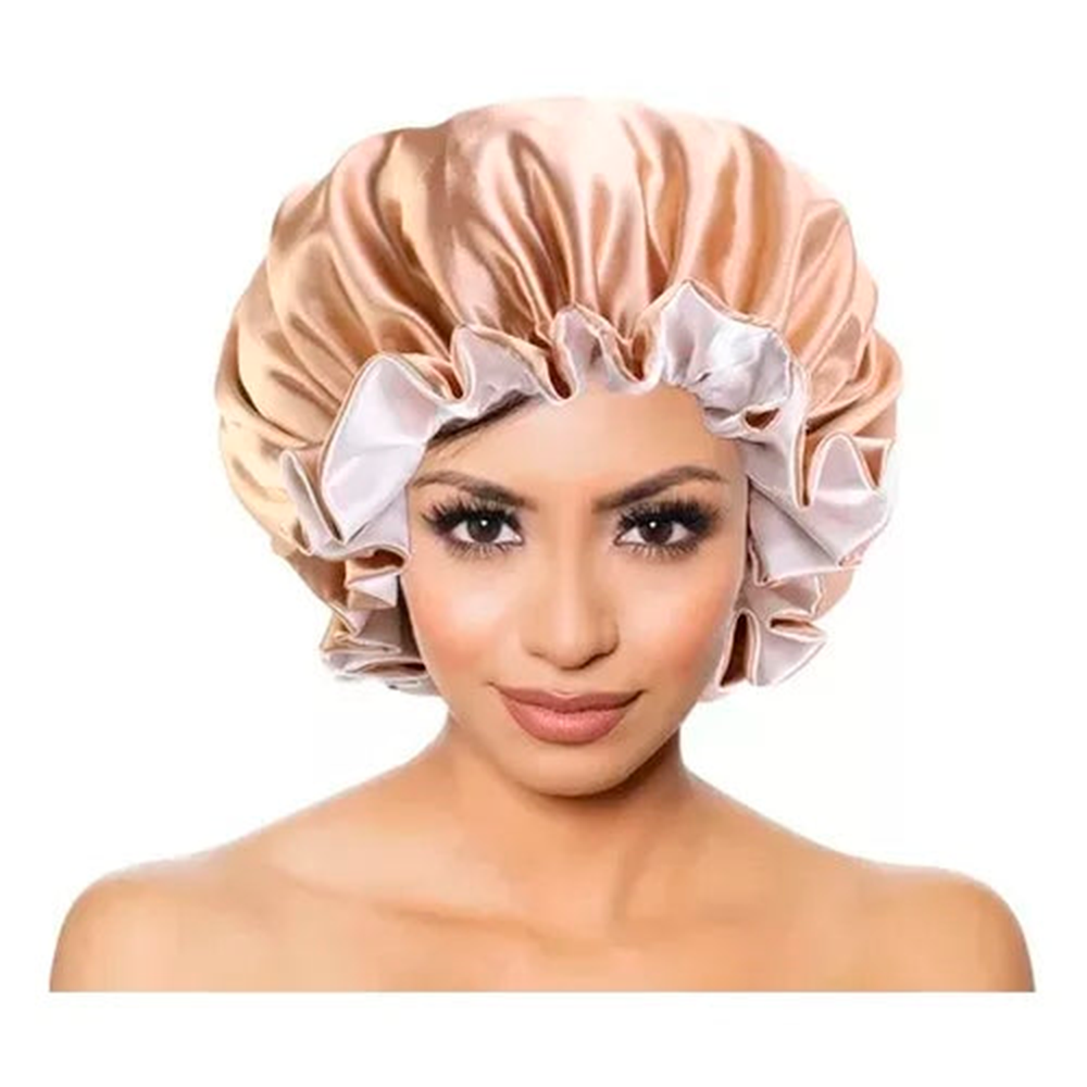 Gorro De Satín Cuidado Del Cabello Antifrizz, rizo, scrunchie