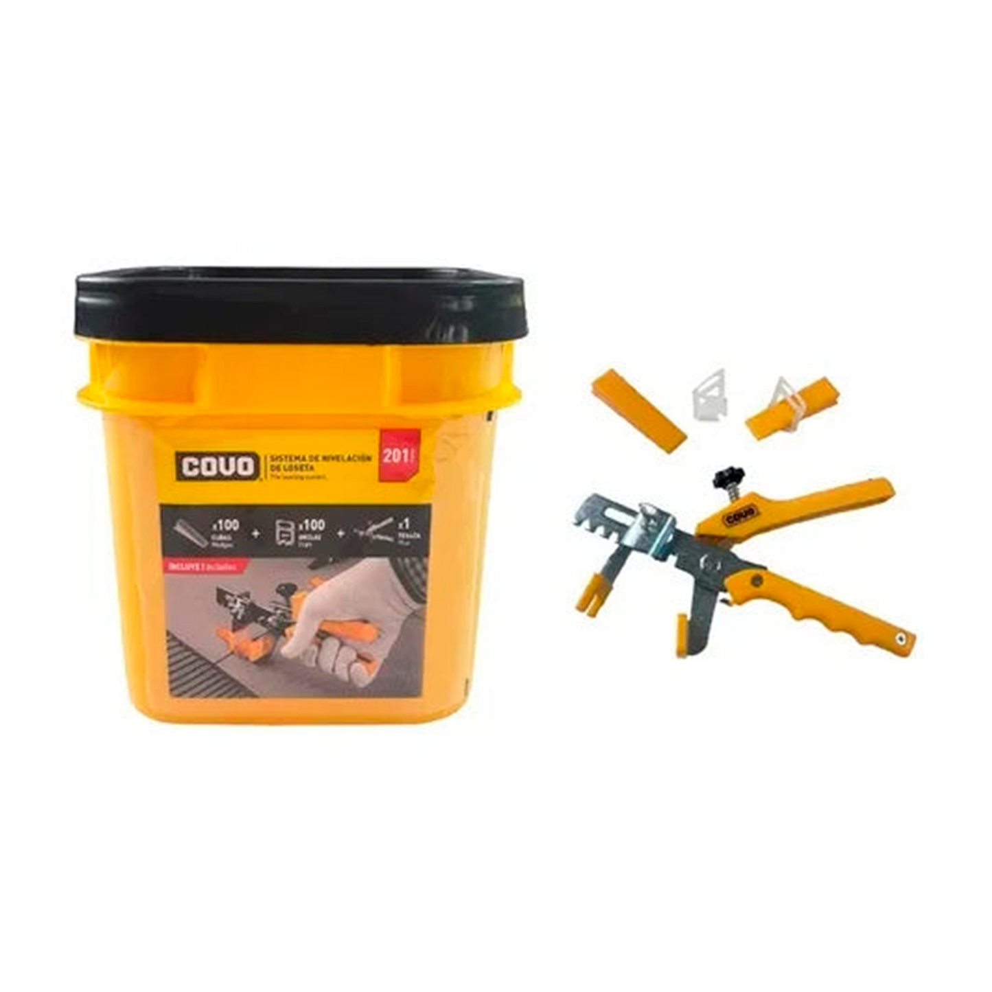 Kit De Nivelación De Porcelanato Loseta Para Cerámica Covo