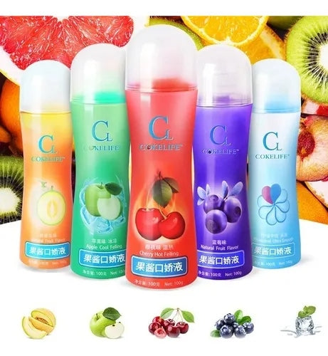 LUBRICANTE INTIMO PARA SEXO ORAL COMESTIBLE SABORIZADO